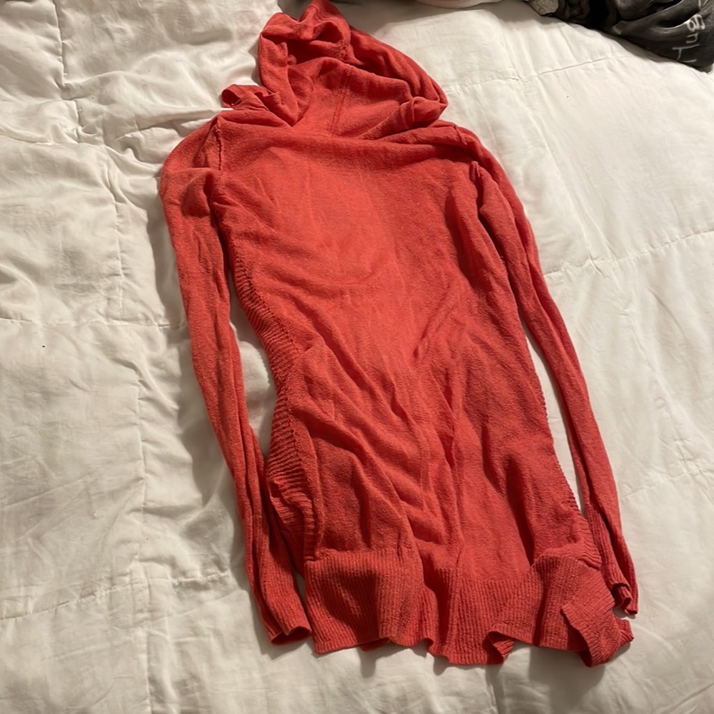 Rachel Zoe - Knit Long Sleeve Open Hoodie Sweater - Small - Picture 8 of 9